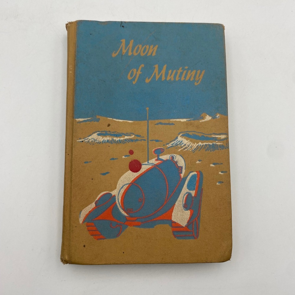 Moon of Mutiny Lester del Rey 1961 Hardcover Sci-Fi Vintage Space Guild Book